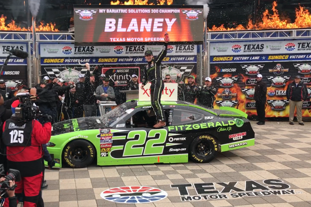 Ryan Blaney Dominates to Get First-Ever Win at Texas Motor Speedway | Texas Motor Speedway | News | Fort Worth, Texas, USA