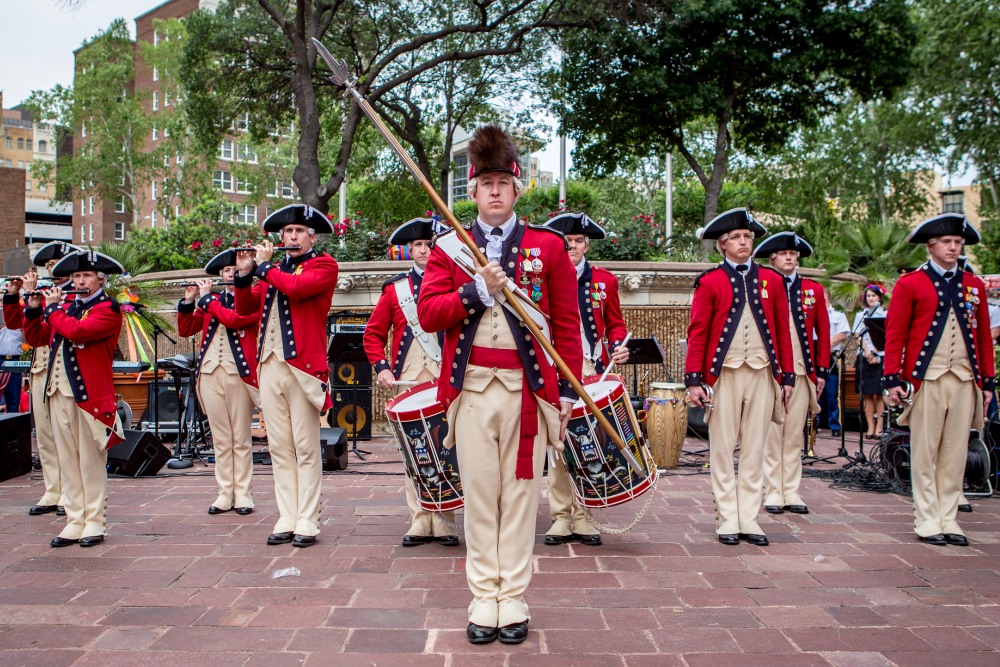 Texas Cavaliers River Parade Brings Music and Floats to the San Antonio Riverwalk | San Antonio, Texas, USA