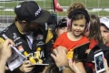 Verizon IndyCar Series Drivers Sign Autographs During Three-Hour Rain Delay at Texas Motor Speedway