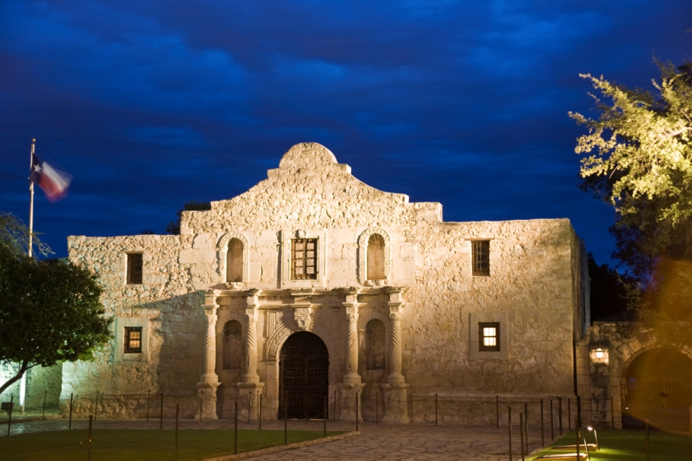 The Alamo Features Beautiful Gardens and Exhibits on Texas History
