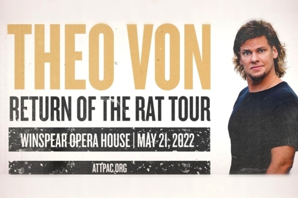 Tickets for the Dallas tour stop will go on sale at 10:00 A.M. on Friday, April 8, 2022. Theo Von: Return of the Rat Tour Coming to Winspear Opera House