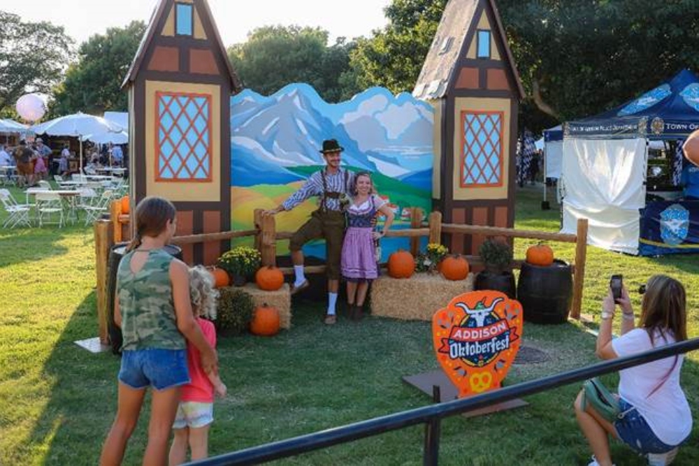 The most authentic Oktoberfest outside of Munich celebrates with four days of revelry in Addison Circle Park. Addison Oktoberfest Adds a Purely Texan Twist to the Country's Best Bavarian Blast