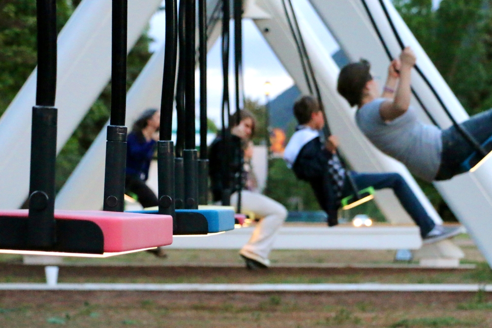 Fort Worth Botanic Garden Debuts Musical Swings Installation