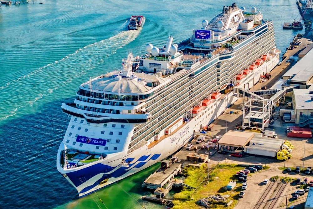 Largest Princess Cruise Ship Ever Homeported in Galveston