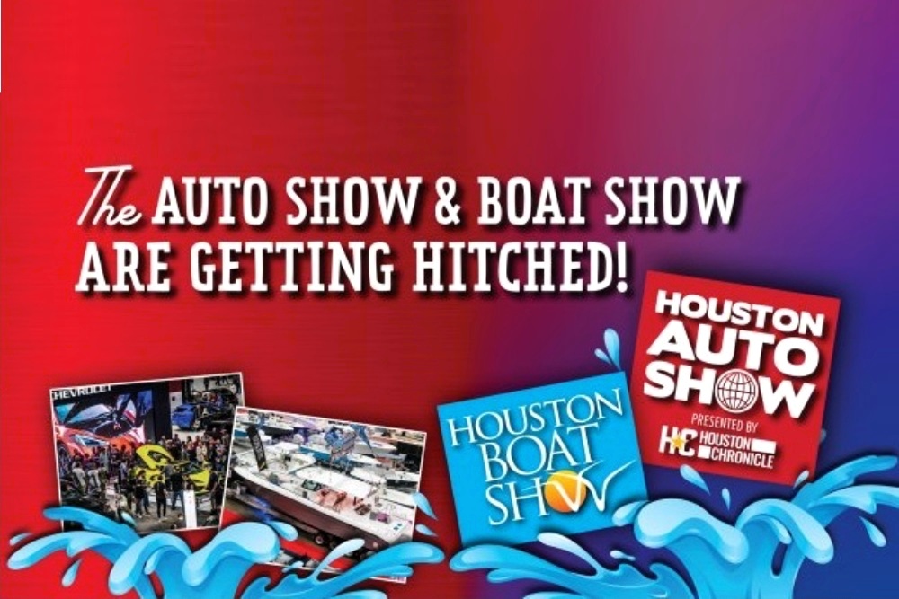 The first-ever combined Houston Auto and Boat Show will take place January 26-30, 2022 at NRG Center. The Houston Auto Show and Boat Show Are Getting Hitched