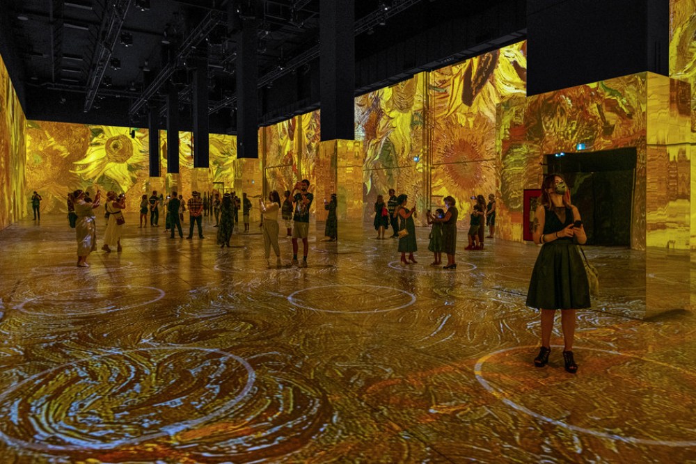 Slated to be seen in 19 cities across North America, the exhibit brings the artist's masterpieces to life via 500,000+ cubic feet of projections. Immersive Van Gogh Premieres June 10 at New York's Pier 36