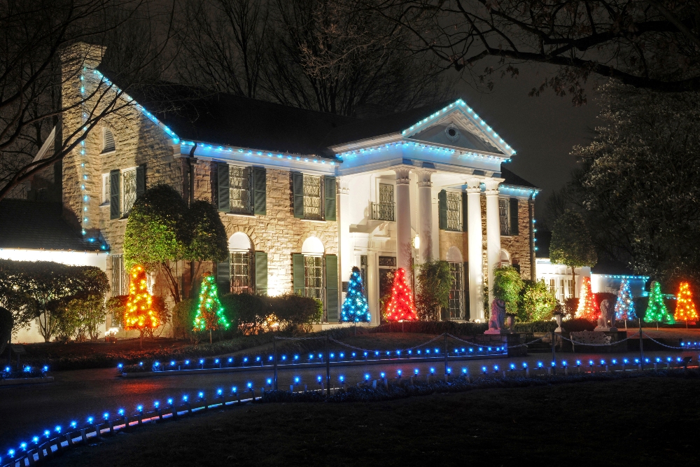 Activities include the traditional Christmas lighting ceremony, special tours, and holiday-themed concerts. Elvis Presley's Graceland Celebrates the Holiday Season