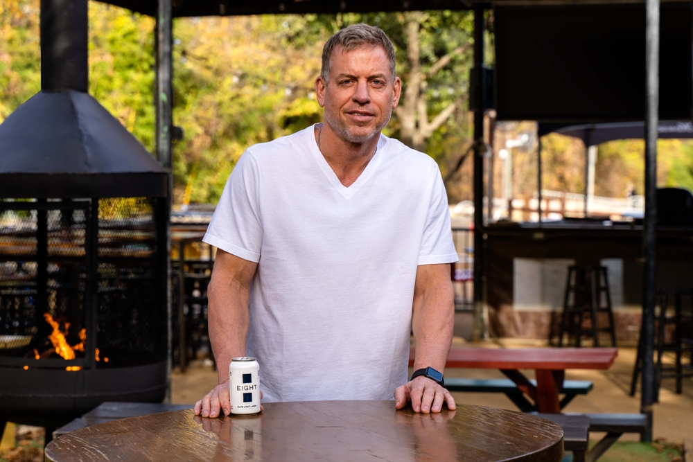 Unquenched thirst for a new challenge drives Aikman?s two-year effort to brew a beer with great taste and better ingredients. Troy Aikman Takes on Big Beer With Announcement of New Brand: EIGHT