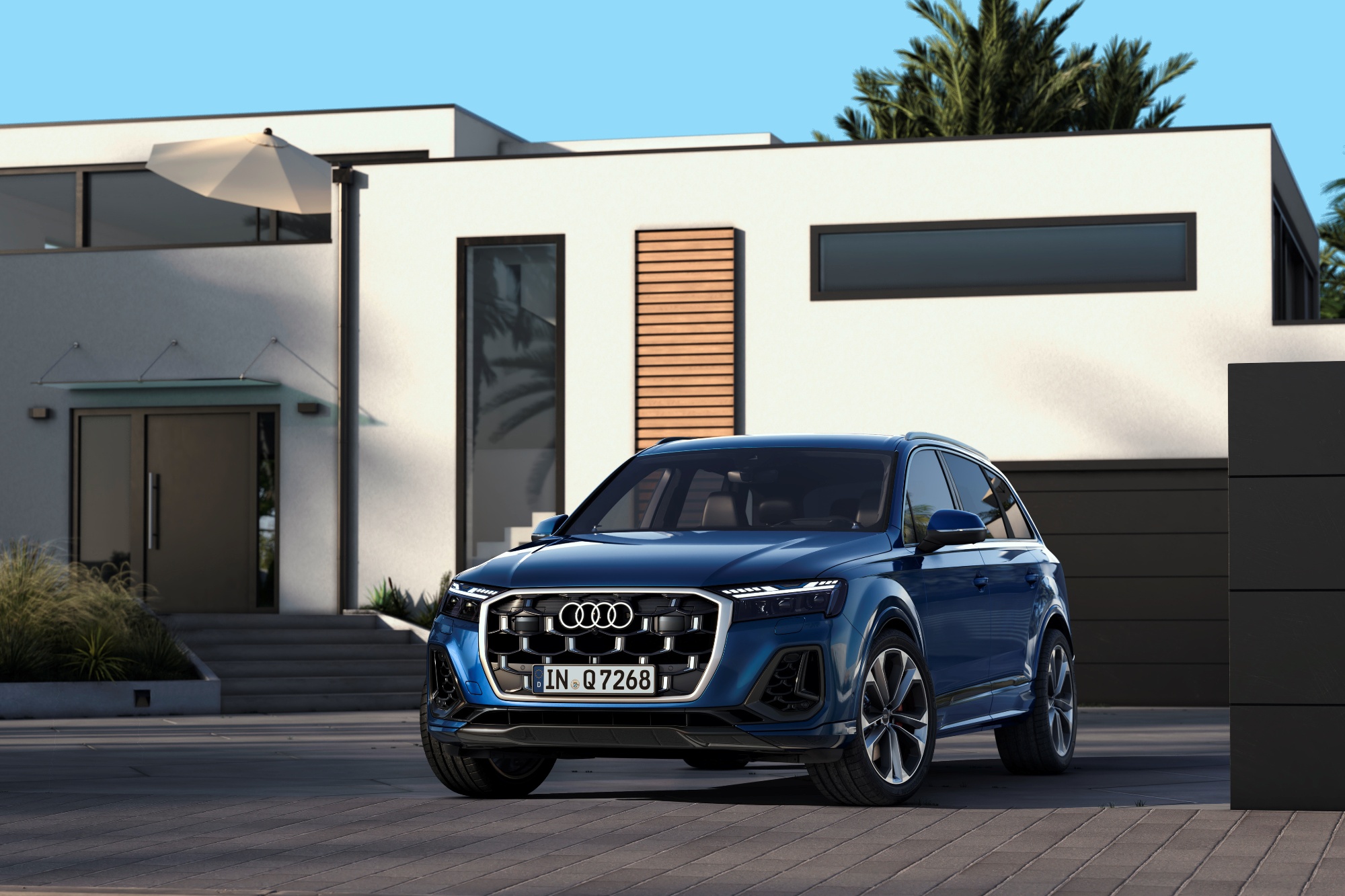 This premium three-row SUV competes in the mainstream segment by offering premium features over sheer size. 2025 Audi Q7 Prestige Offers Luxury, Performance, and Versatility