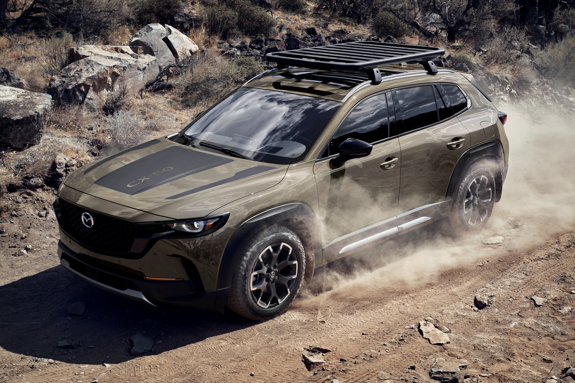 With a bolder stance, enhanced capability, and premium details, this compact crossover edition doesn't echo its sibling; it sings its own verse. Anything the 2025 Mazda CX-50 2.5 S Can Do, the Turbo Meridian Can Do Better