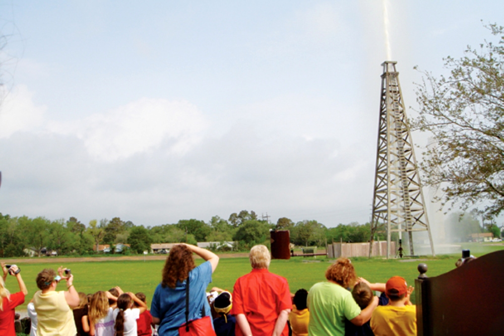 Gladys City consists of fifteen replica buildings filled with objects that commemorate America's first, great oil discovery at Spindletop Hill. Spindletop - Gladys City Boomtown